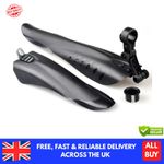 2Pcs Mountain Bike Mudguards MTB Bicycle Mud Guard Tire Fender Front Rear Set