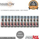 12 X PROMATIC GREY PRIMER GP500 500ML - TOPCOAT TRADE SPRAY 