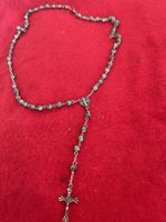 ROSARY EMERALD CRYSTAL Genuine Italian Crystal 6x8mm Beads MAY BIRTHSTONE