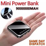 9000000mAh Power Bank Portable Fast Charger Battery USB Pack 2 for Mobile Phone.