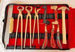 Professional Farrier Tools Kit Horse Hoof Trimming Set Horseshoeing Blacksmith