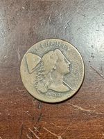 1794 LIBERTY CAP LARGE CENT LETTERED EDGE FINE  NICE COLOR AND SURFACES