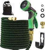 Heavy Duty 50-100FT Expandable Garden Hose Pipe Flexible With Water Spray Gun