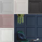 10M/Roll Wood Panel Wallpaper 3D Effect Panelling - Various Colours UK Stock,