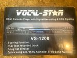 Vocal-Star VS-1200 HDMI Karaoke Player with Recording & CDG Ripping, Mic