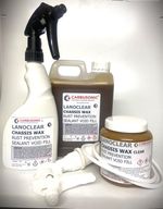 Lanolin motor spray grease Rust inhibitor 4x4 Car Motorcycle Black & Clear 5LT