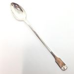 Set Of 6 Silver Drink Spoons - Raw Silver Cardinal Style