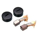 1 Pair Carbon Brushes for Makita BGA450 BGA452 DGA452 GA400 BGA402 With Cap