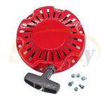 Recoil Pull Starter & 6 Screws For Belle PCLX 320 Plate Compactors