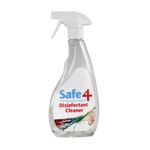 Safe4 Professional Surface Disinfectant Ready to 500 ml (Pack of 1), Clear