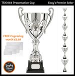 SPORTS CUP, PRESENTATION TROPHY - Matrix Silver Award Trophies, FREE ENGRAVING