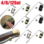 UK Brass Thumb Stud Knives Kit For Buck 110 and other Folding knife 4/8/12Sets