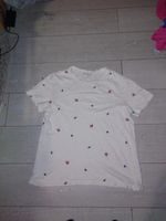 Tu Clothing White Floral Ditsy Embroidered T-Shirt Size UK 12