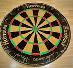 Harrows Official Competition Dartboard in very good condition