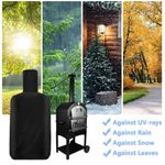 Heavy Duty Outdoor Pizza Oven Cover Bread Oven BBQ Rain Dust Protector-Cover