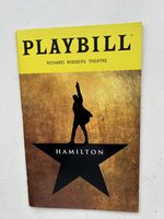 HAMILTON The musical BROADWAY Theatre Playbill