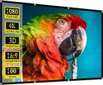 100-Inch Portable Projector Screen - Perfect for Outdoor & Indoor Movies
