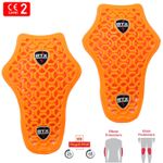 Flat 3D Flexible CE Level 2 Biker Elbow & Knee Protection Armour Inserts Upgrade