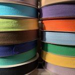100% Cotton Herringbone Webbing Tape Straps Aprons 15/25/40mm - by the metre