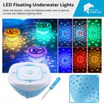 Floating Underwater LED Disco Light Suitable for Pool Tub Spa Lamp