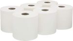 Centrefeed Paper Roll White 6 Pack Absorbent Kitchen Workshop Cleaning