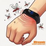 Ultrasonic Anti Mosquito Insect Pest Bug Repellent Repeller Bracelet Watch Wrist