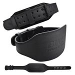 Blade Weight Lifting Belt Leather Back Support Gym Fitness Powerlifting Training