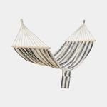 VonHaus 1 Person Striped Cotton Garden Hammock Outdoor Summer Durable 150KG