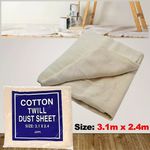 Cotton Dust Sheets | Dust Sheets for Decorating | Large Sheets | Free Delivery
