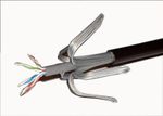 100m Reel CAT5e 4 Pair UTP SWA Cable - Steel Wire Armoured DIRECT BURIAL