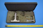 Moore & Wright 0 - 3" Depth Micrometer. Cased. Made in Sheffield.