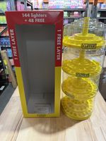 Clipper Carousel Stand Display Collectors - Empty Round Tower - For 192 Lighters