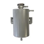 Universal 1L Aluminum Radiator Coolant Expansion Overflow Header Tank Bottle