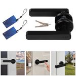 Fingerprint Door Lock Knob Smart Door Handle Lock Type-c Interface Smart Door