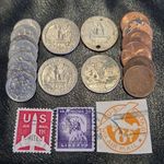 US Coin And Stamp Bundle Incl. Silver