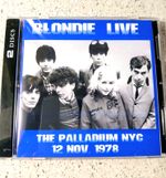 BLONDIE Ultra Rare 2 CD 1978 Palladium NYC Parallel LINES Concert TOUR Fm A
