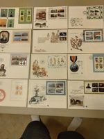 RSA South Africa Misc.Lot of 12 Miniature Sheets on Covers from 1975 thru 1985