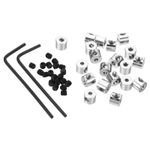 42/110Pcs Lapel Pin Backs Metal Keepers Locking Clasp Replacement Badge Retainer