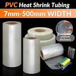 PVC Heat Shrink Tubing Wrap RC Battery Pack 7mm-500mm Wide LiPO NiMH NiCd Clear
