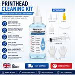 Unblock Print Head Nozzles fits Epson Printer Cleaning Kit Cleaner Flush Inkjet