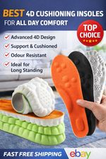 Original Stepprs Comfort Boosting Massage Insoles for Heel & Plantar Fasciitis