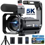 5K Dual Lens Video Camera Camcorder 56MP 16X Digital Zoom WiFi Podcast Camera~