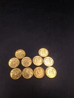 X10 Miniature Brass Krugerrand 1978 Filler Coin Gimmick