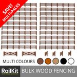 OO Gauge Railkit Model Railway Fencing 26 Packs Multi Colours & Sizes 1/76 00
