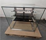 Glass cake Display Case Multi-Shelf Countertop Unit lights not refrigerated M gd