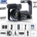 Camcorder 5K Video Camera 56MP WiFi Vlogging Camera IR Night Vision for YouTube