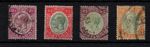 Ceylon KGV 1927 1R to 10R SG363-366 fine used WS45511