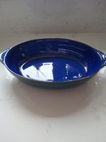 Denby Metz Blue Green Casserole Serving Dish