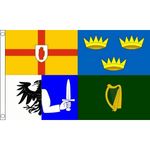 Ireland 4 Counties Provinces Irish Flag Table Hand Flags Bunting Party Scrunchie