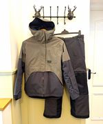 Wedze SNB 500 Teens Snowsuit Set 14Y Grey/Black 10000mm Hooded